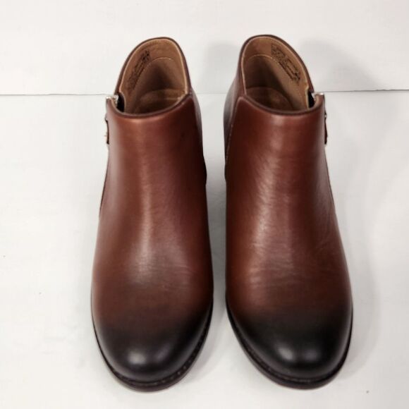 Vionic Jolene Mocha Ankle Boot Size 6.5 Western Casual Comfy - Picture 6 of 14